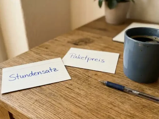 Stundensatz oder Paketpreis Coaching: Was dir wirklich mehr Geld bringt