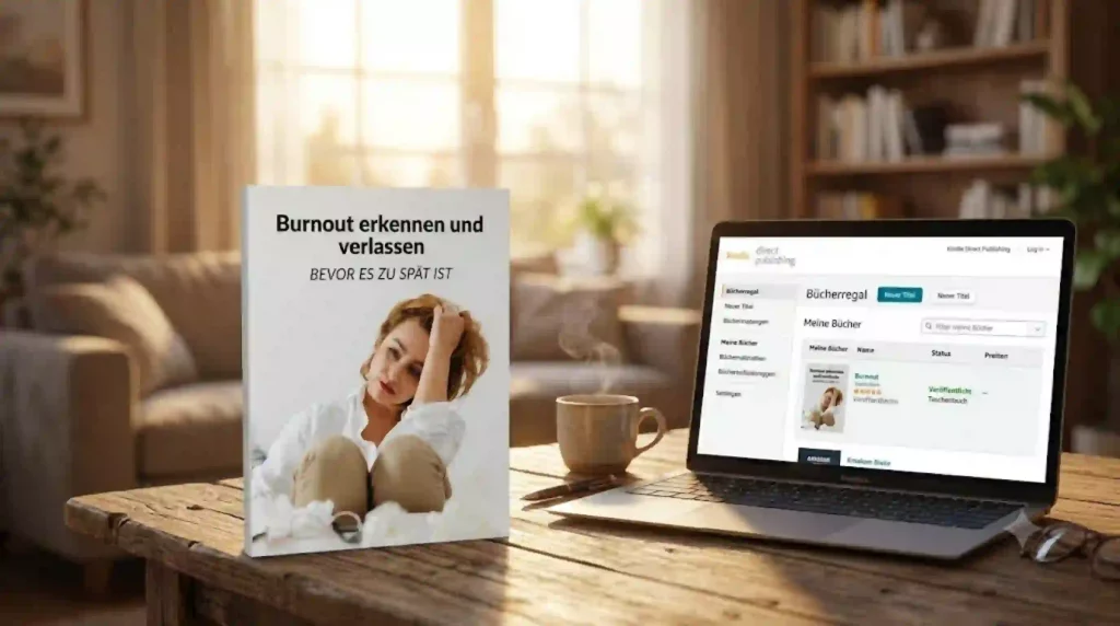 PLR ebook - Burnout erkennen und verlassen Cover des Exklusiv PLR eBooks mit dem Titel Burnout erkennen und verlassen